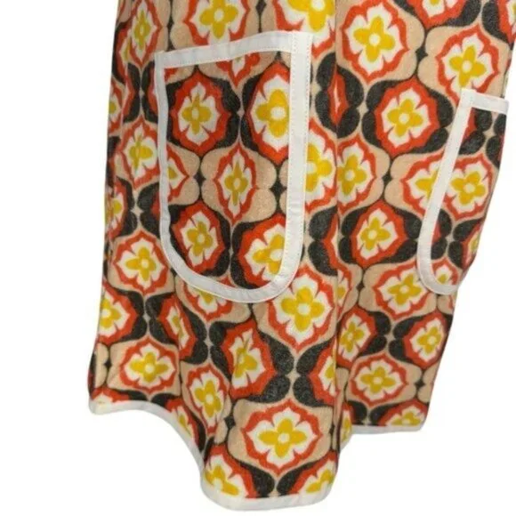 Tuckernuck Beach NEW Twiggy Buds Mini Terry Dress Swim Orange Cover Up Size M - Picture 6 of 11